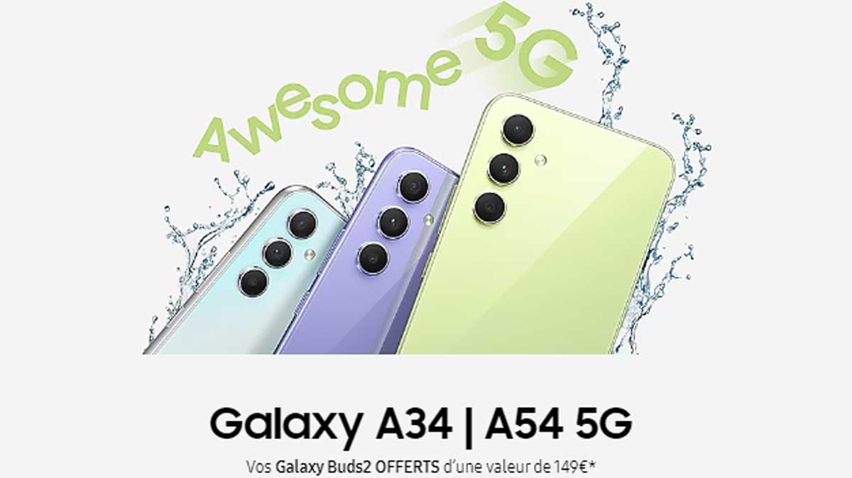 Samsung lance trois nouveaux Smartphones 5G à prix canon : le galaxy A14, Galaxy A34 et Galaxy A54