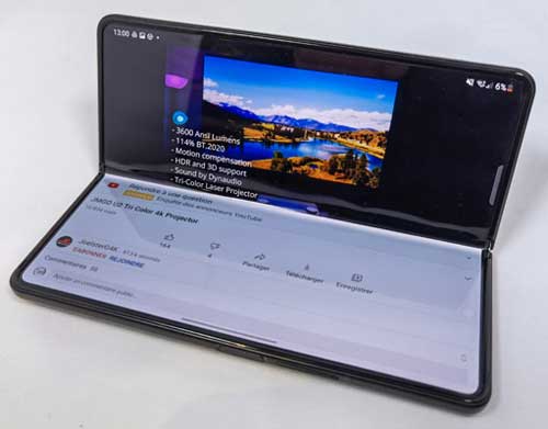 Galaxy Z Fold 3 ecran pc