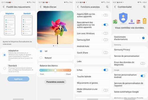 Galaxy Z fold 3 interface 3