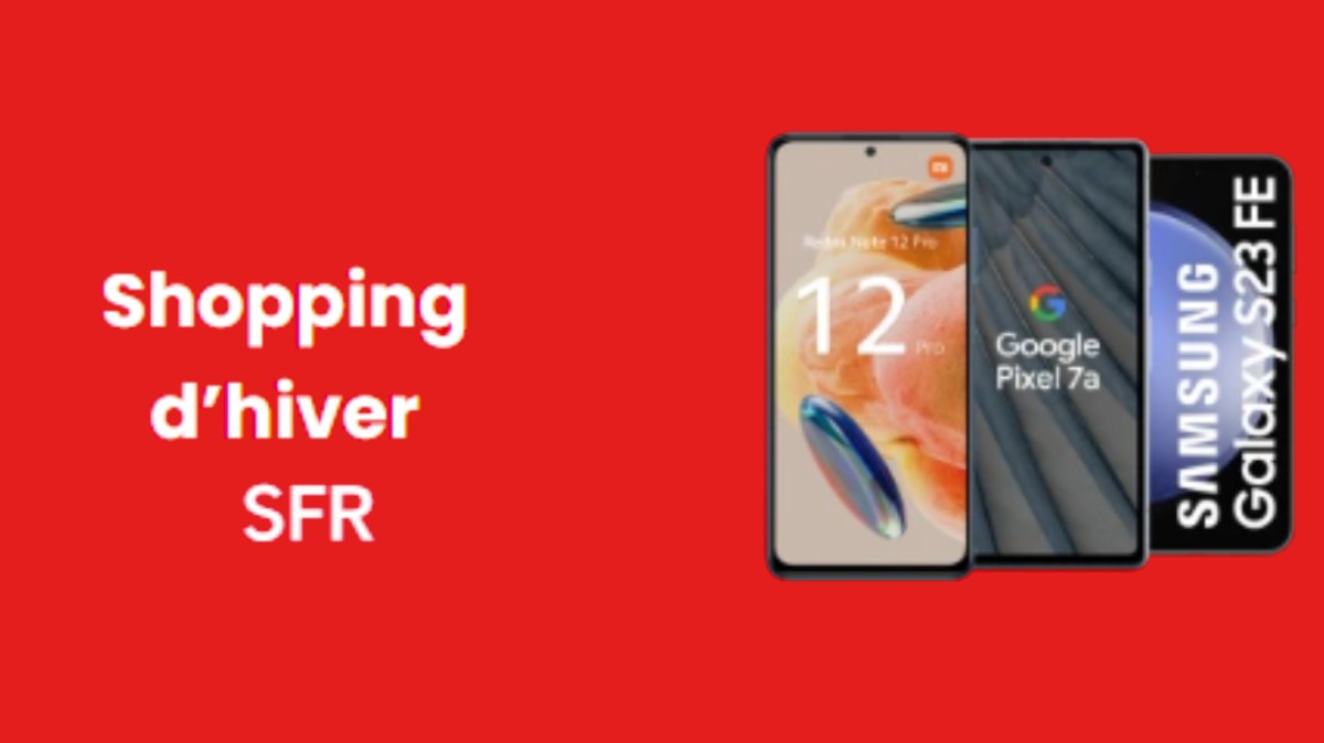 Shopping d’hiver : ces 3 smartphones haut de gamme Google Pixel 8, Samsung Galaxy S23 FE et Xiaomi Redmi Note 12 Pro+ à prix canon chez SFR !