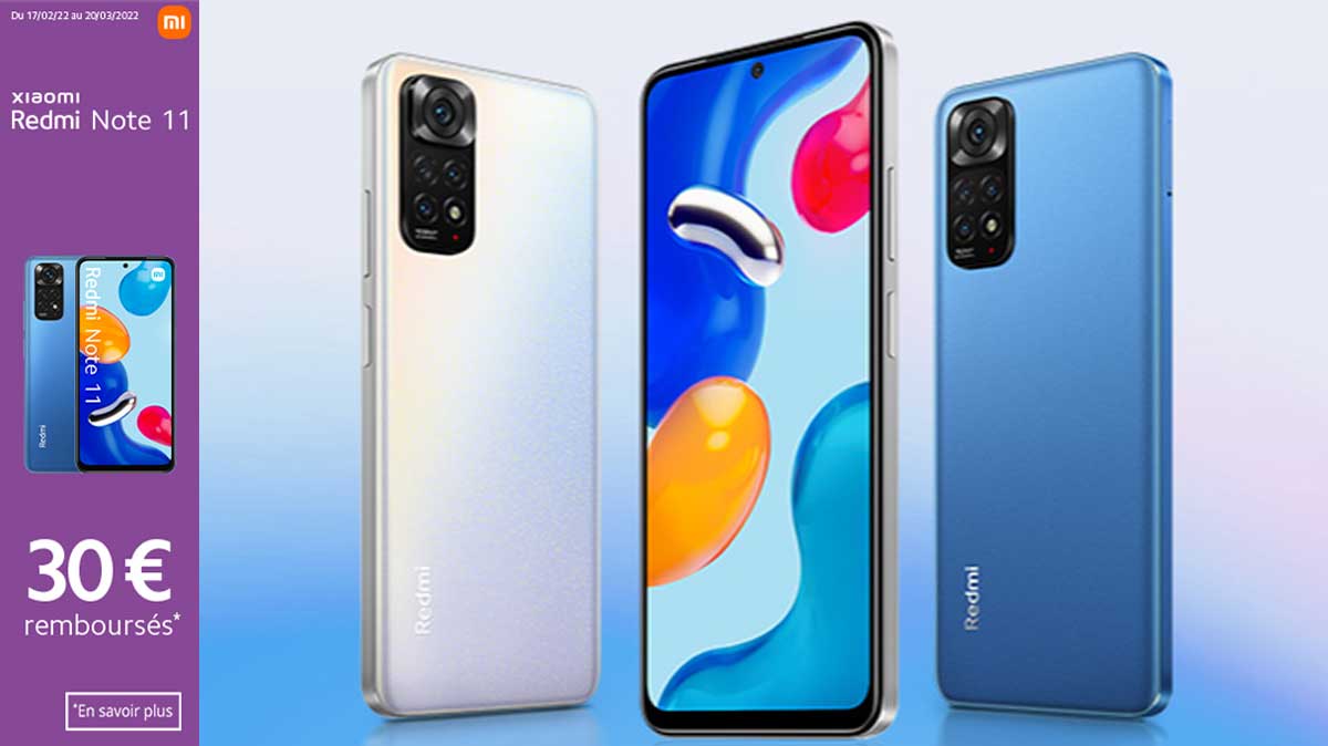 Smartphone pas cher : Une offre de lancement pour le nouveau Xiaomi Redmi Note 11