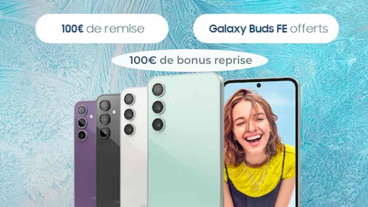 Soldes : Jusqu'à 200€ de remise sur le nouveau Galaxy S23 FE avec une paire de Buds FE en cadeau via le Samsung Shop