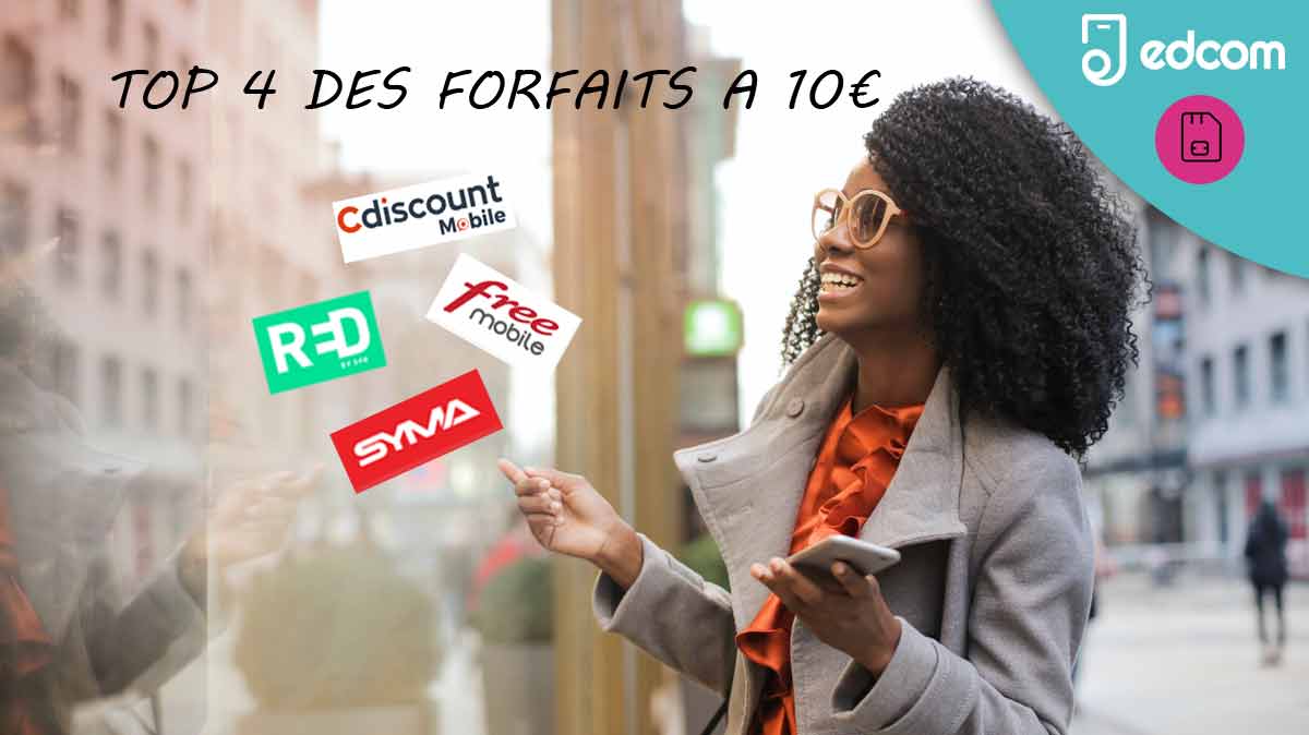 Soldes d'été : Les meilleurs forfaits mobiles à 10€ par mois