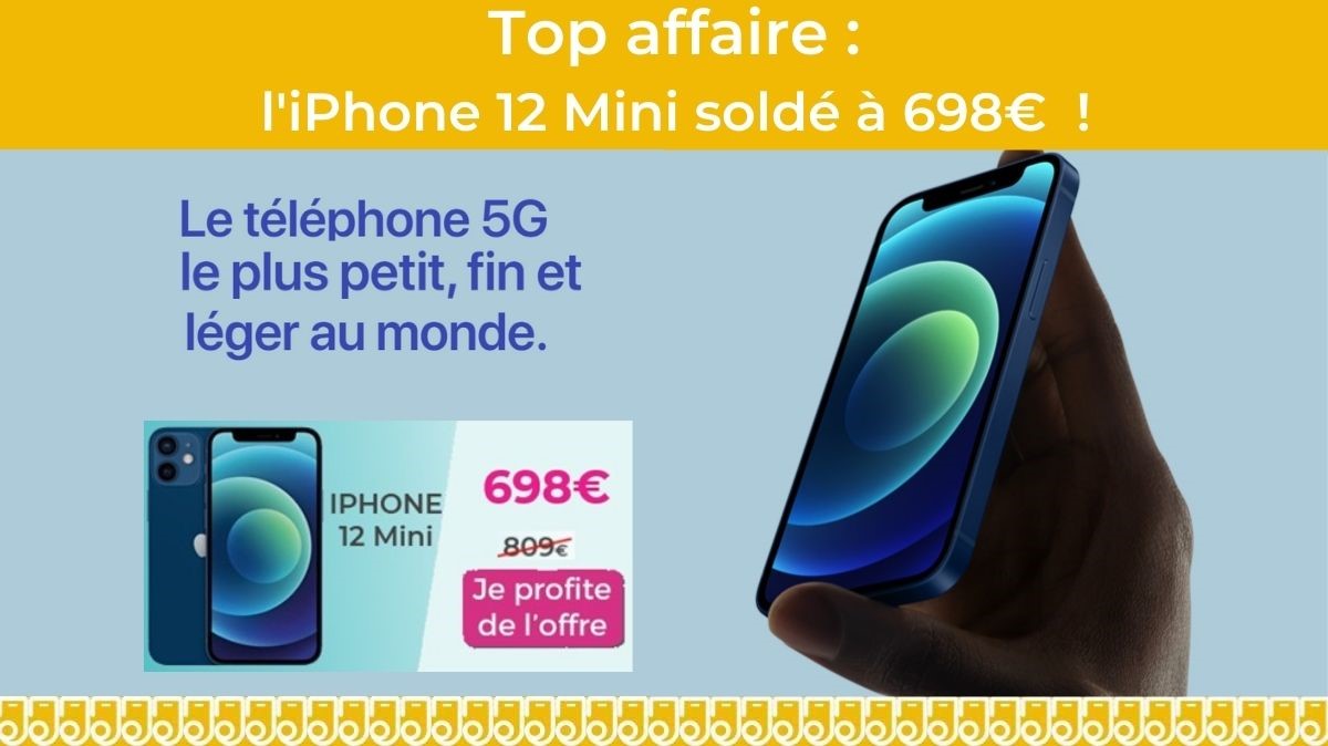 Soldes : l'iPhone 12 Mini à prix cassé chez Rakuten