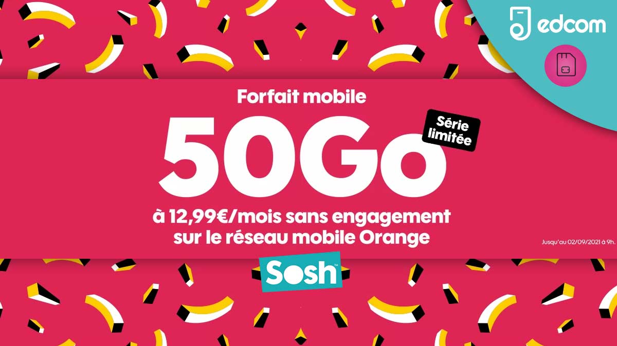 Sosh commence la semaine avec deux nouveaux forfaits mobiles en promotion !