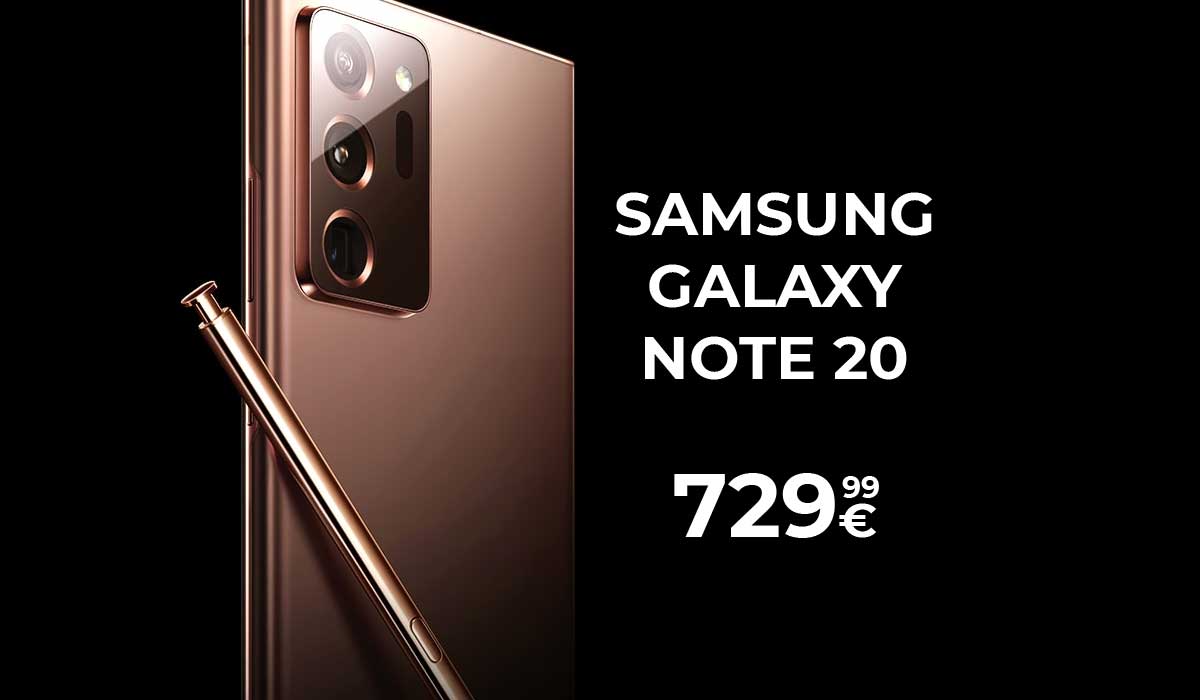 Super promo pour le nouveau Galaxy Note 20 chez RAKUTEN !