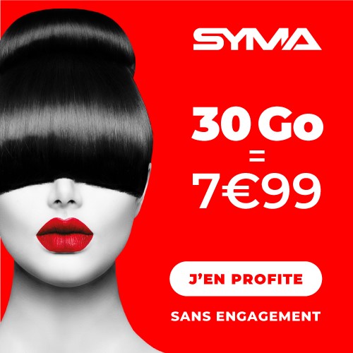 promo forfait 30Go Syma Mobile