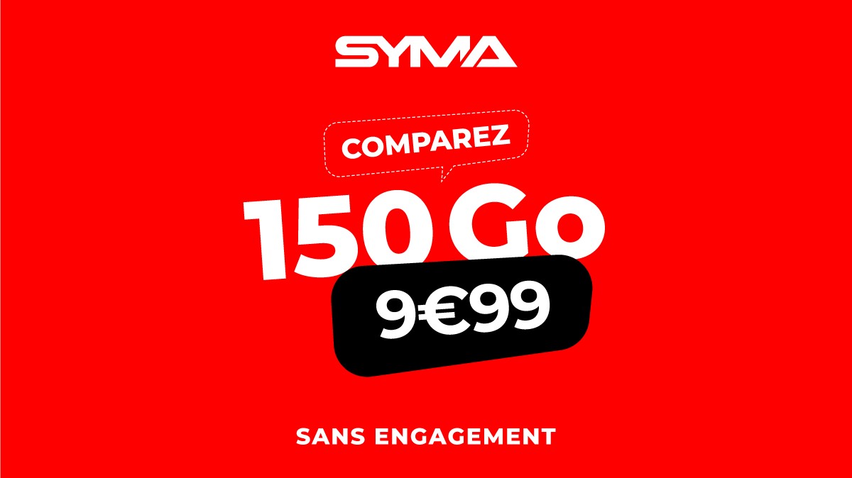 Forfait Le neuf 150 Go Syma Mobile
