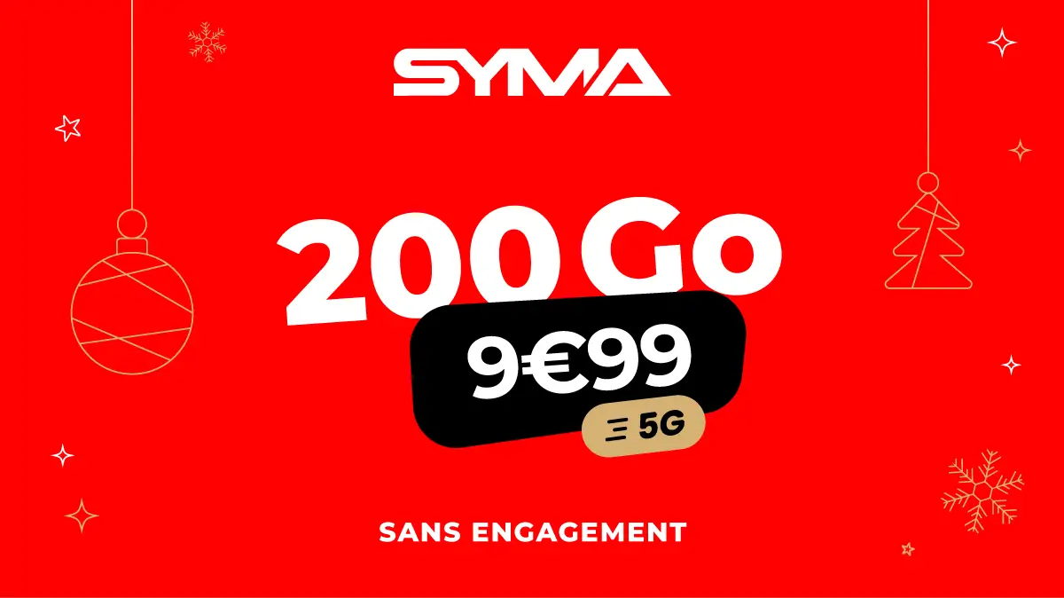 Forfait Le neuf 200 Go 5G Syma Mobile