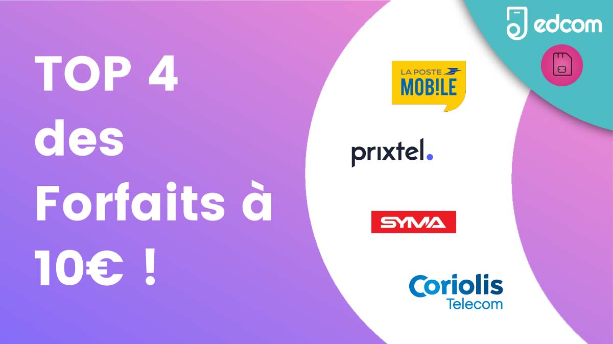 TOP 4 des forfaits mobiles à 10€ : trouvez les meilleures offres des French Days !