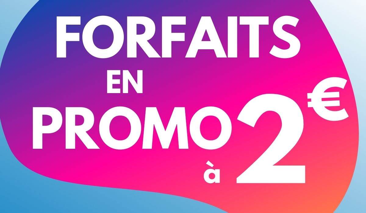 TOP 5 des forfaits pas chers à 2€ ou moins ! ????