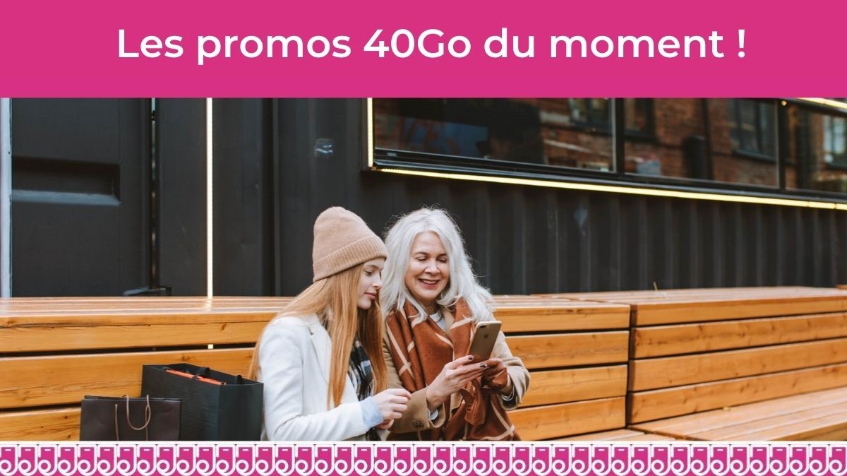 Deux bons plans forfaits illimités 40Go dès 9.90€ par mois