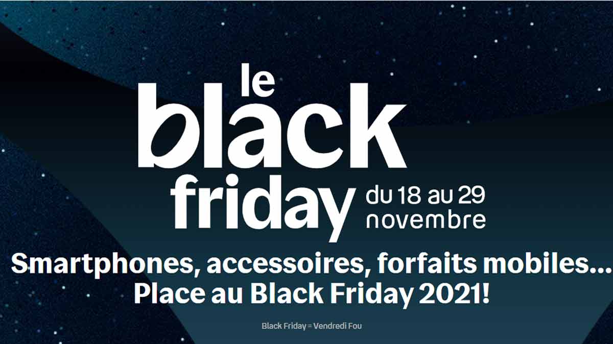 Top départ du Black Friday B&You de Bouygues Telecom avec 3 forfaits dès 4,99€