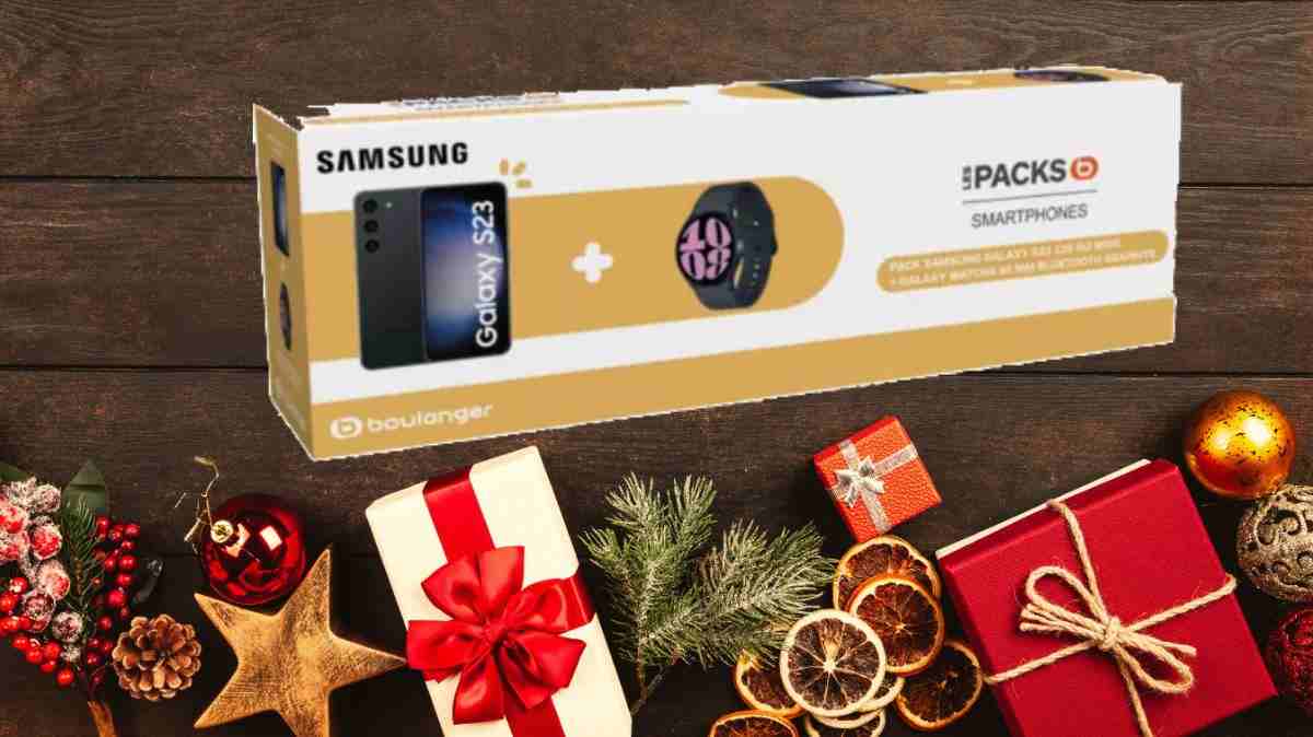 Un noël connecté avec ce pack promo Samsung Galaxy S23 et Watch6 chez Boulanger !