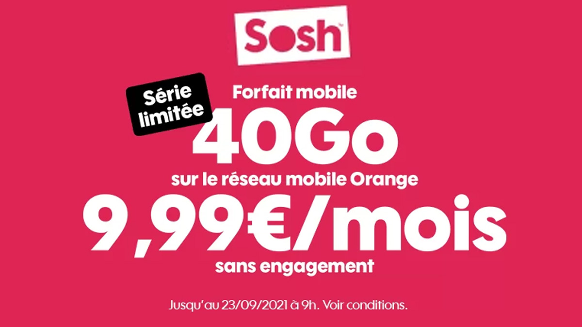 Un nouveau forfait SOSH à moins de 10€ pour contrer la ventre privée Free Mobile