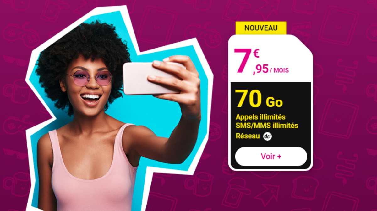 Un nouveau forfait mobile 70Go à seulement 7.95€ débarque chez cet opérateur Low Cost