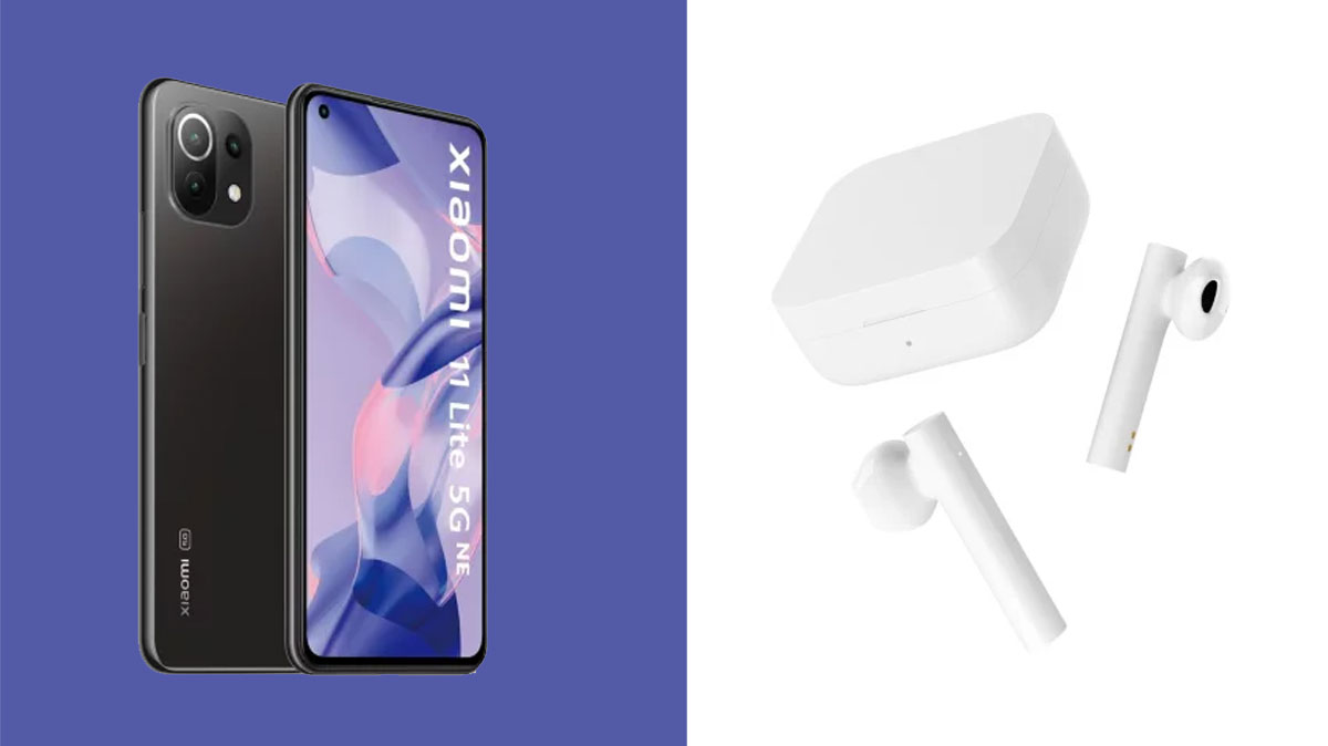 Un pack smartphone Xiaomi 11 Lite 5G NE + écouteurs sans fil en promotion chez BOULANGER !