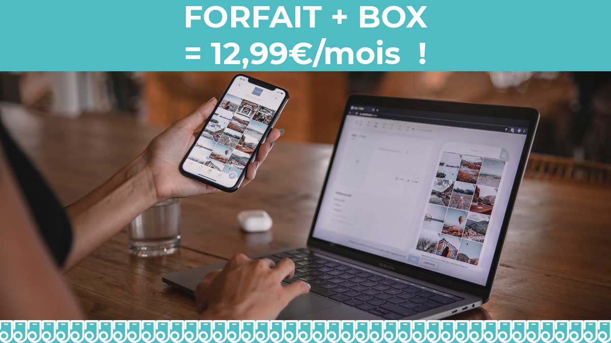 Une box internet et un forfait mobile pour moins de 13€/mois !