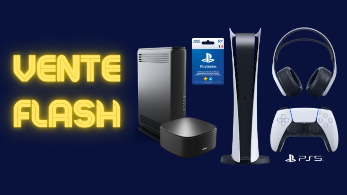 Vente Flash exceptionnelle : la Playstation 5 Digital Edition est à prix canon avec la box SFR Fibre Premium !