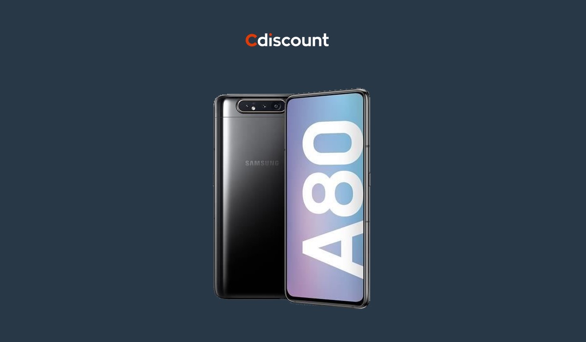 Vente exclusive Cdiscount ! 310€ de réduction sur le Samsung Galaxy A80