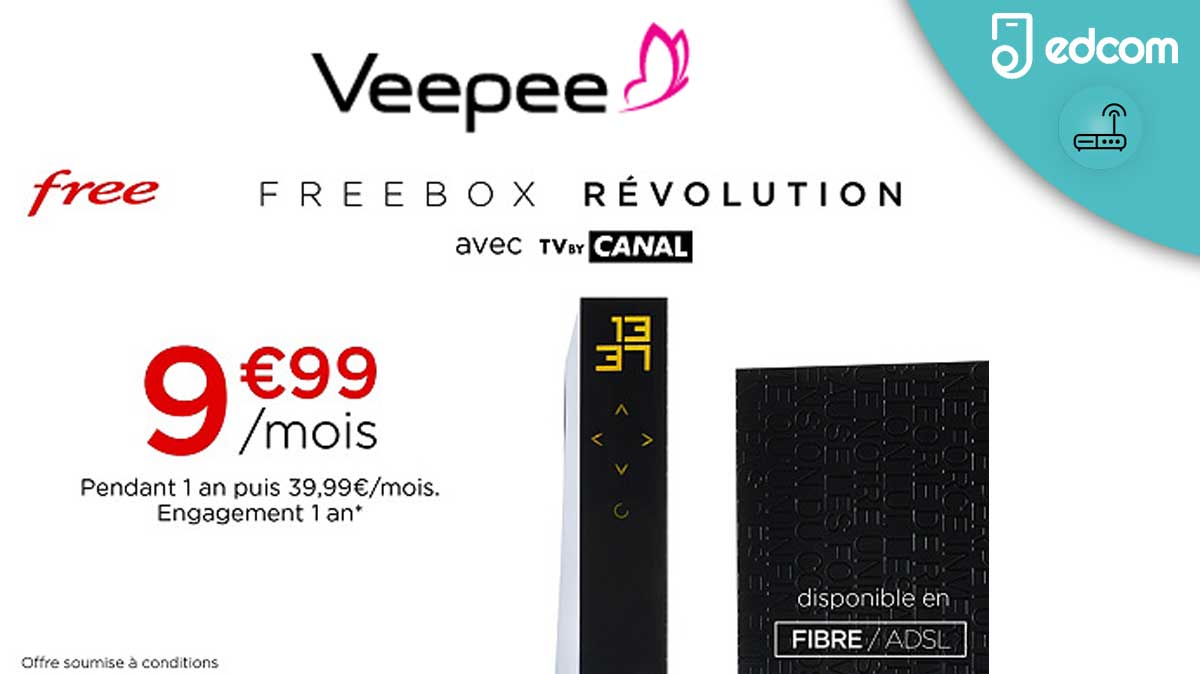 Vente privée Free : La Freebox Revolution en promo à 9.99€ sur Veepee
