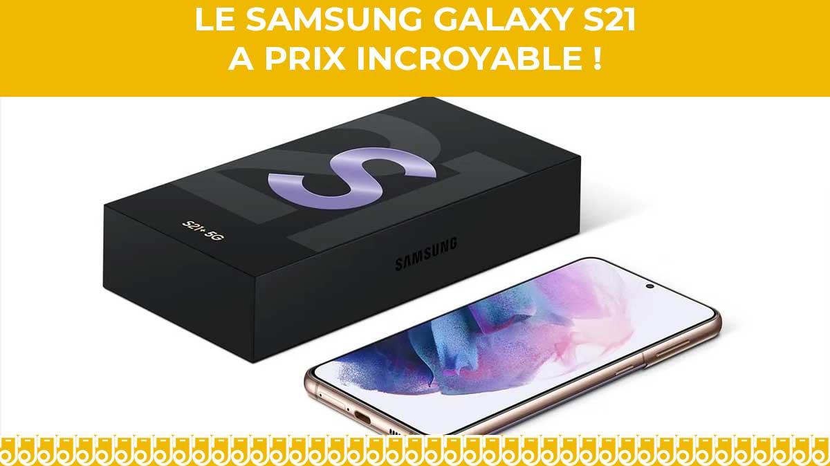Le Samsung Galaxy S21 256 Go encore moins cher avec ce code promo !