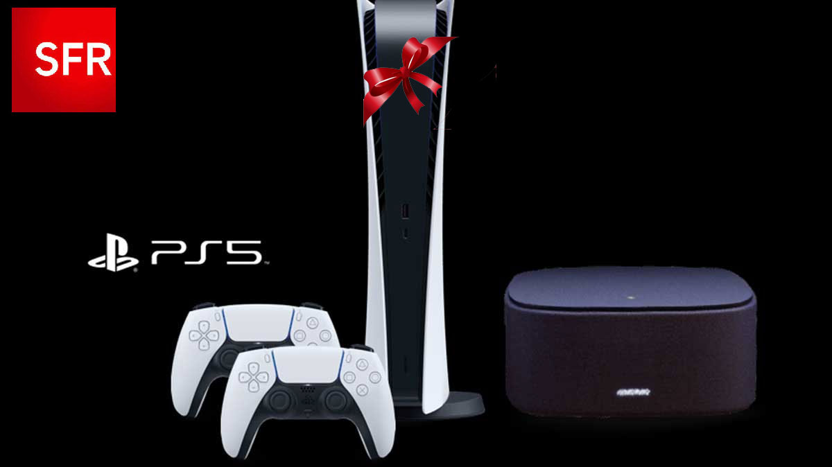 Vous voulez mettre la PS5 sous votre sapin à Noël ? SFR est là pour vous faire ce cadeau à seulement 119 €