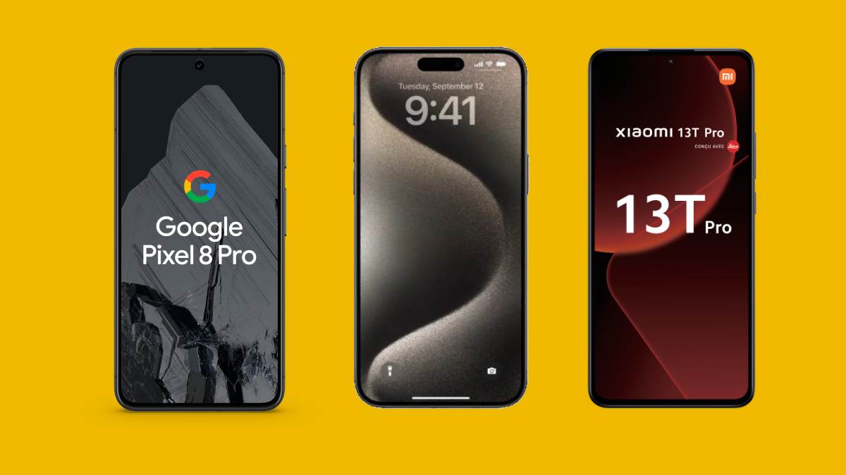Xiaomi 13T Pro, Pixel 8 Pro ou iPhone 15 Pro : quel smartphone haut de gamme acheter en 2023 ?