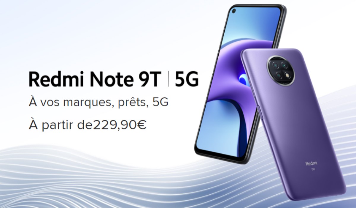 Xiaomi dévoile son nouveau Smartphone pas cher : le Redmi Note 9T compatible 5G