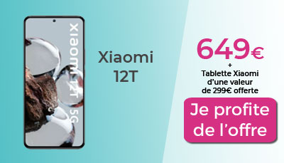 Xiaomi 12T precommande Boulanger