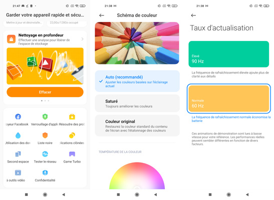 xiaomi mi 11 lite détails interface