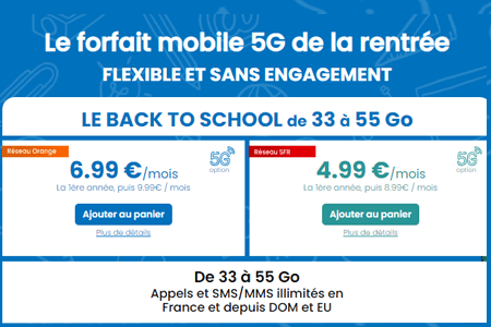 Forfait Back To School YouPrice