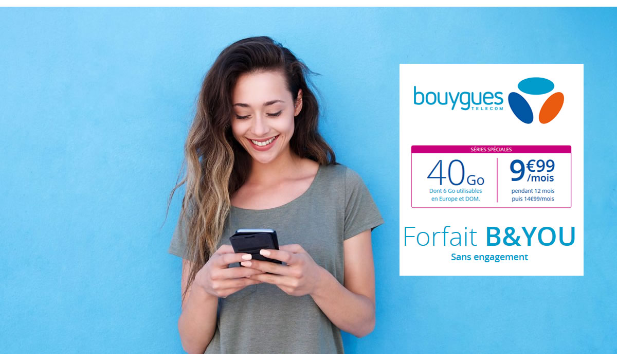 Dernier jour pour profiter des promos B&YOU sur votre forfait mobile