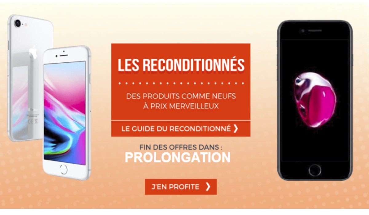 Promos Cdiscount : les iPhones 7 et 8 reconditionnés à prix imbattable !