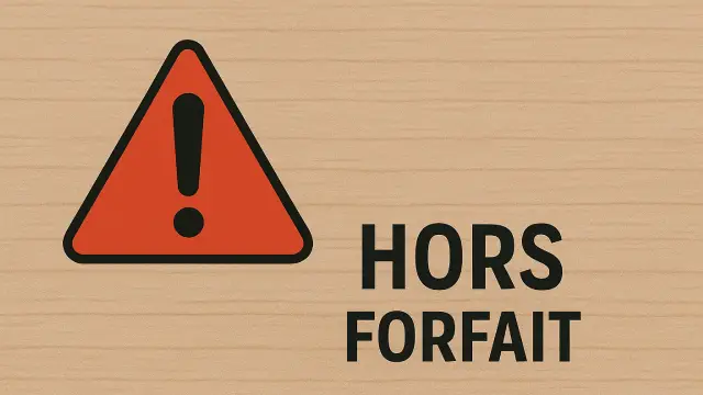 Se méfier du hors forfait