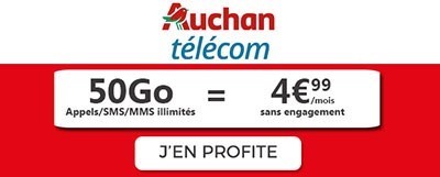 Auchan Telecom 50Go 