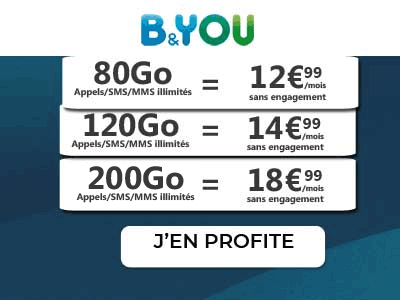Forfaits B&You de Bouygues Telecom 