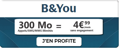 Forfait 300 Mo de B&ndYou Bouygues Telecom
