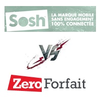 Forfait 2H + SMS illimités sans engagement : Sosh ou Zero Forfait ?
