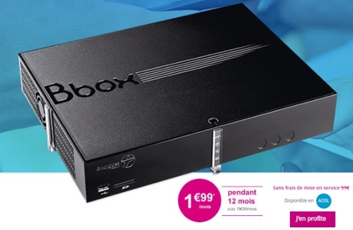 Bouygues Telecom : La série spéciale BBOX à 1.99 euros prolongée jusqu'au 07 septembre