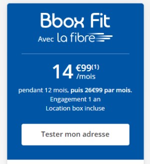 BBOX Fit promo Bouygues Teleocom
