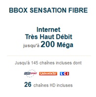 La fibre jusqu'à 200 Méga chez Bouygues Telecom