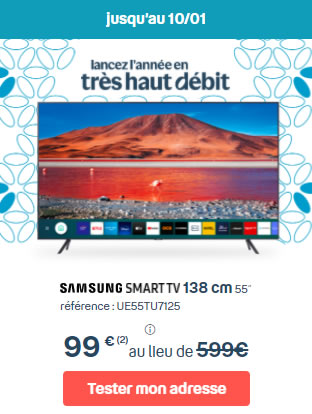 Bbox smart TV 55 pouces 500? de remise