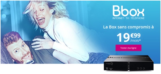 La Bbox de Bouygues Telecom, une offre complète pour 19.99 euros par mois