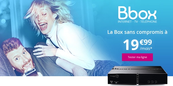 Connaissez-vous l'offre Bbox de Bouygues Telecom à 19.99 euros par mois ? 