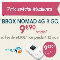 Opération Spéciale étudiants : une offre internet mobile 4G chez Bouygues Telecom !