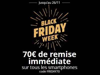 Opération Friday Week chez Bouygues Telecom : 70€ de remise sur tous les smartphones