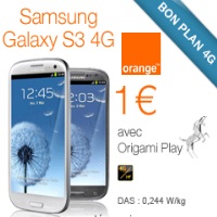 Bon plan Orange : Le Samsung S3 4G en promotion !