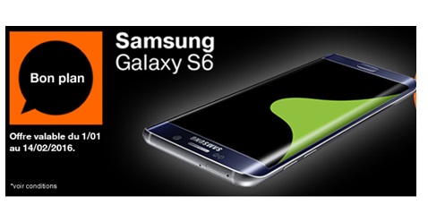 Bon plan : Jusqu'à 120€ de remise sur le Samsung Galaxy S6, S6 Edge et Edge + chez Orange !