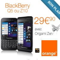 Bon plan Smartphone 4G : Le Blackberry Z10 et Q5 en promotion chez Orange !